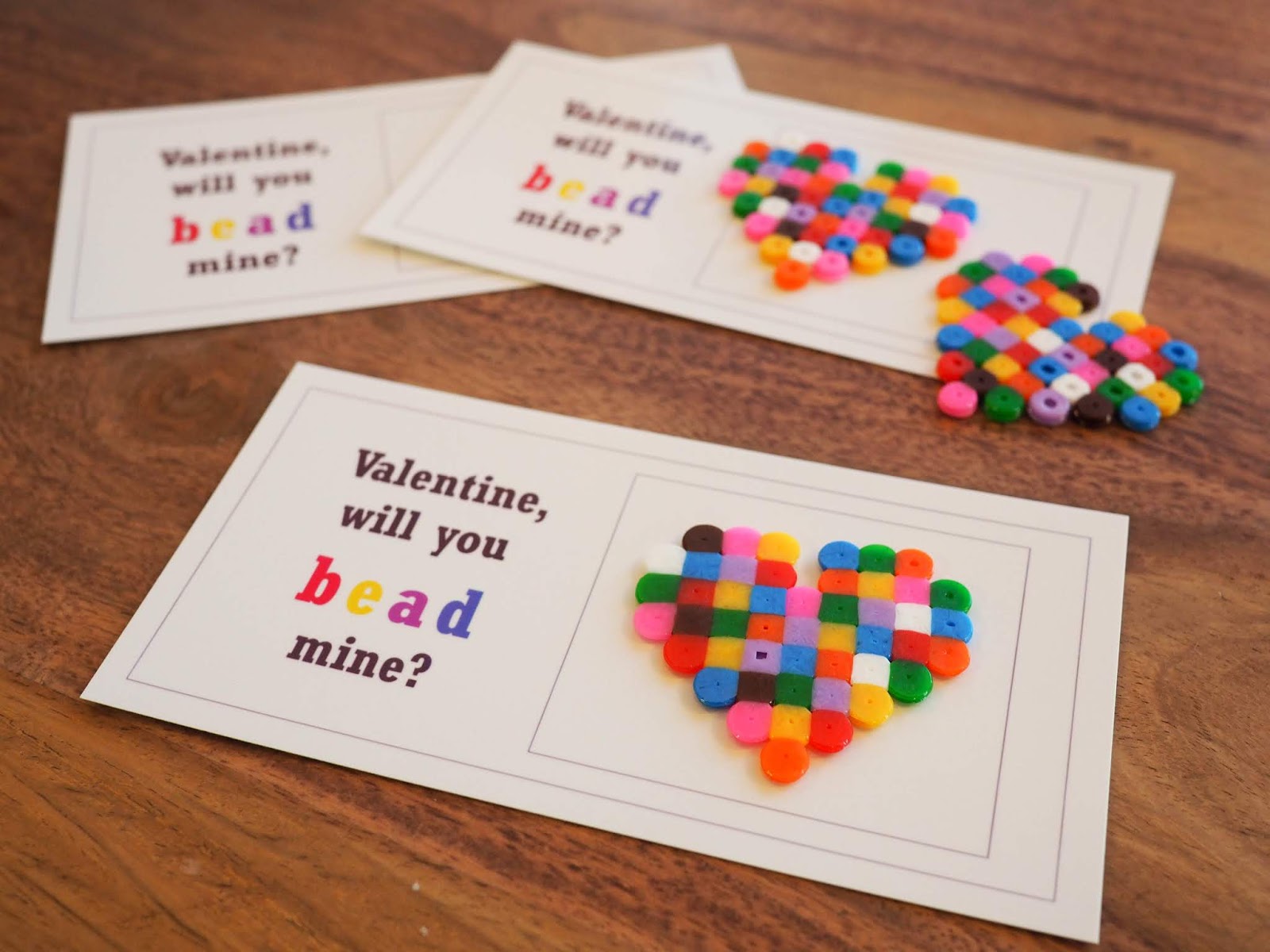 Little Hiccups: Valentine Bead Hearts