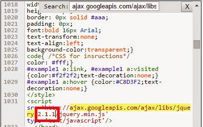 cara mudah menupdate jQuery pada Blogger, blog, seo blog, javascript