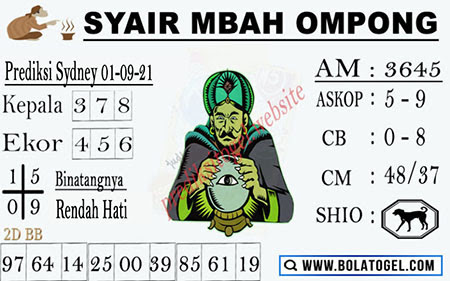 ඤ Syair mbah ompong kamboja hari ini  ဪ 