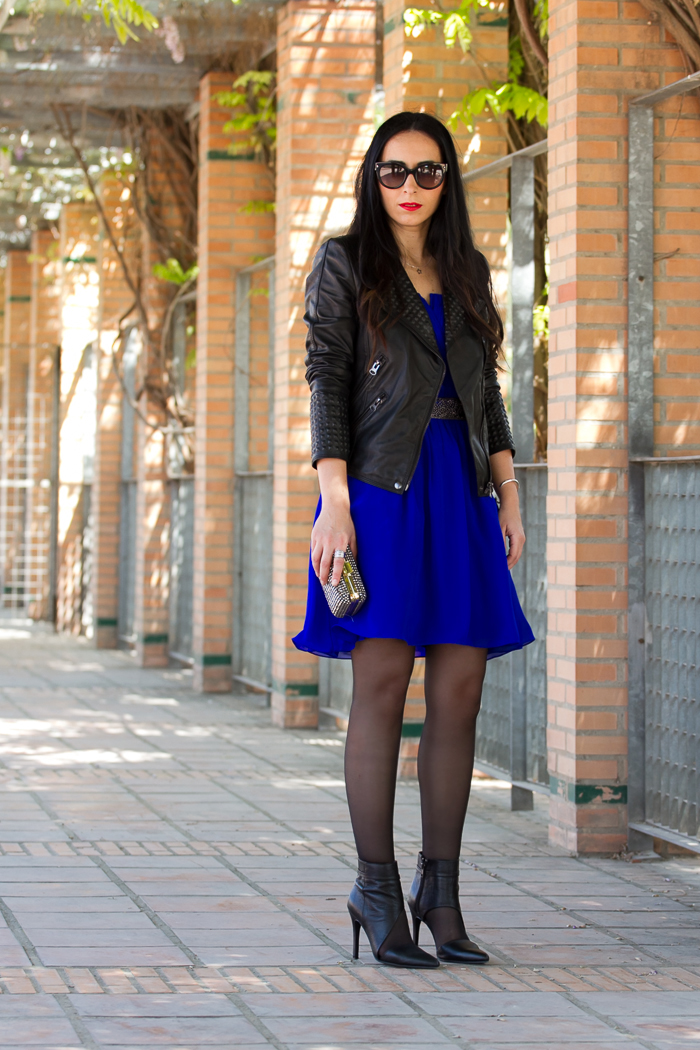 Electric Blue Dress | With Or Without Shoes - Blog Influencer Moda