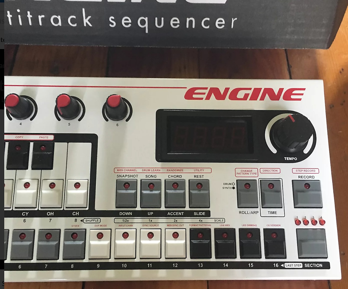 MATRIXSYNTH Social Entropy Engine Sequencer with CV option RED
