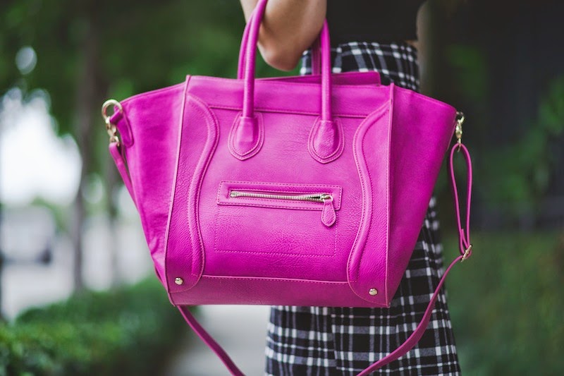 miami fashion blogger, fashion blogger, nany's klozet, daniela ramirez, how to wear, fashion trends,  midi skirt, crop top, dailylook, pink bag