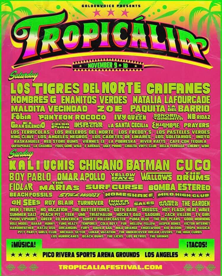 Conoce el lineup del Festival Tropicalia Villa Indie