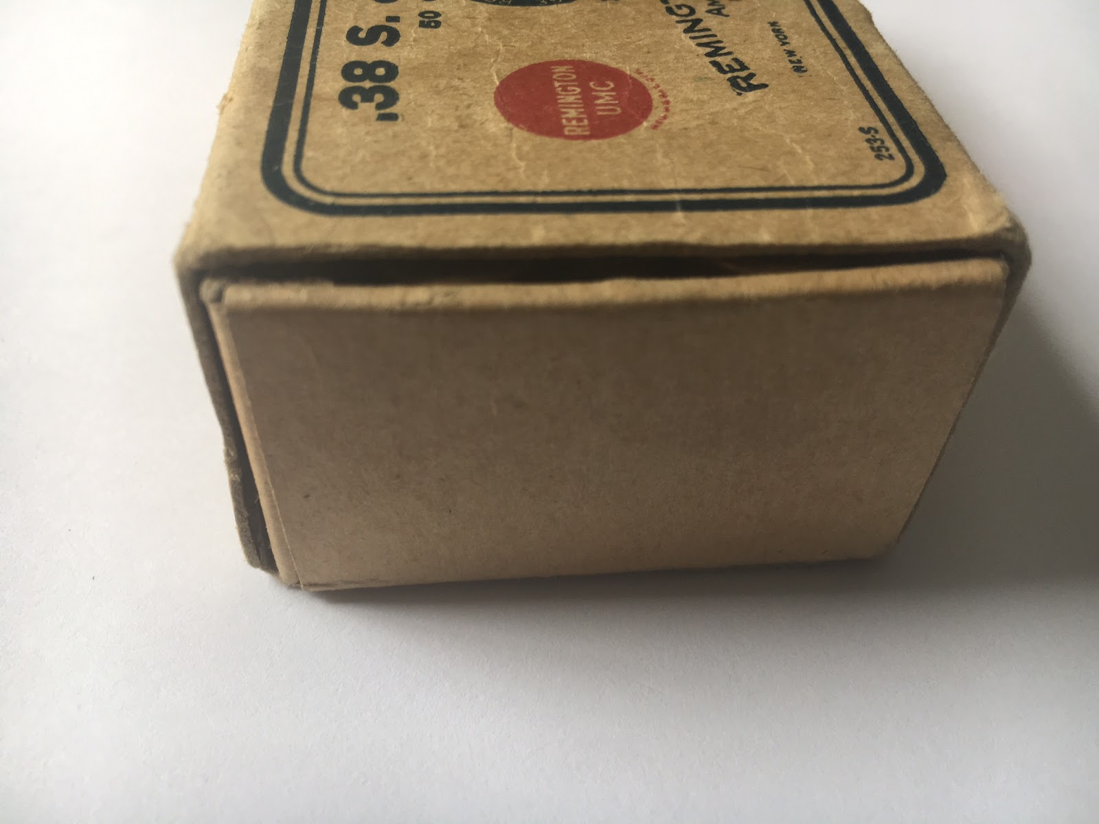 Vintage Outdoors: Vintage .38 S&W Smokeless Remington UMC Vintage Box