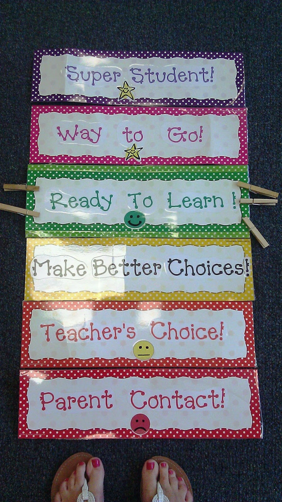 My Kindergarten Kids Clip Behavior Chart