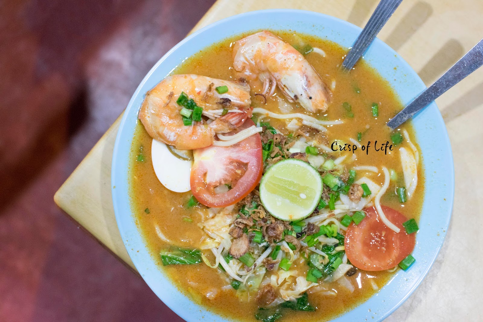 Udang sungai dua mee Aziz Mee