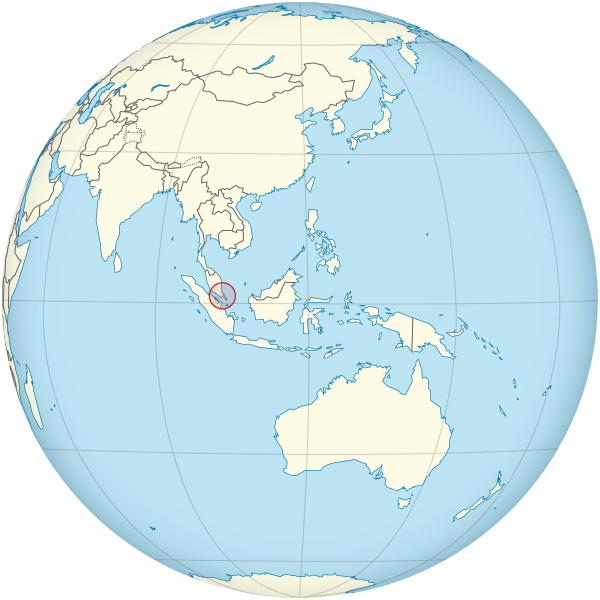 Letak negara Singapura