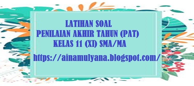 Soal Pat Matematika Sma Kelas 11 Xi Kurikulum 2013 Pendidikan Kewarganegaraan Pendidikan Kewarganegaraan