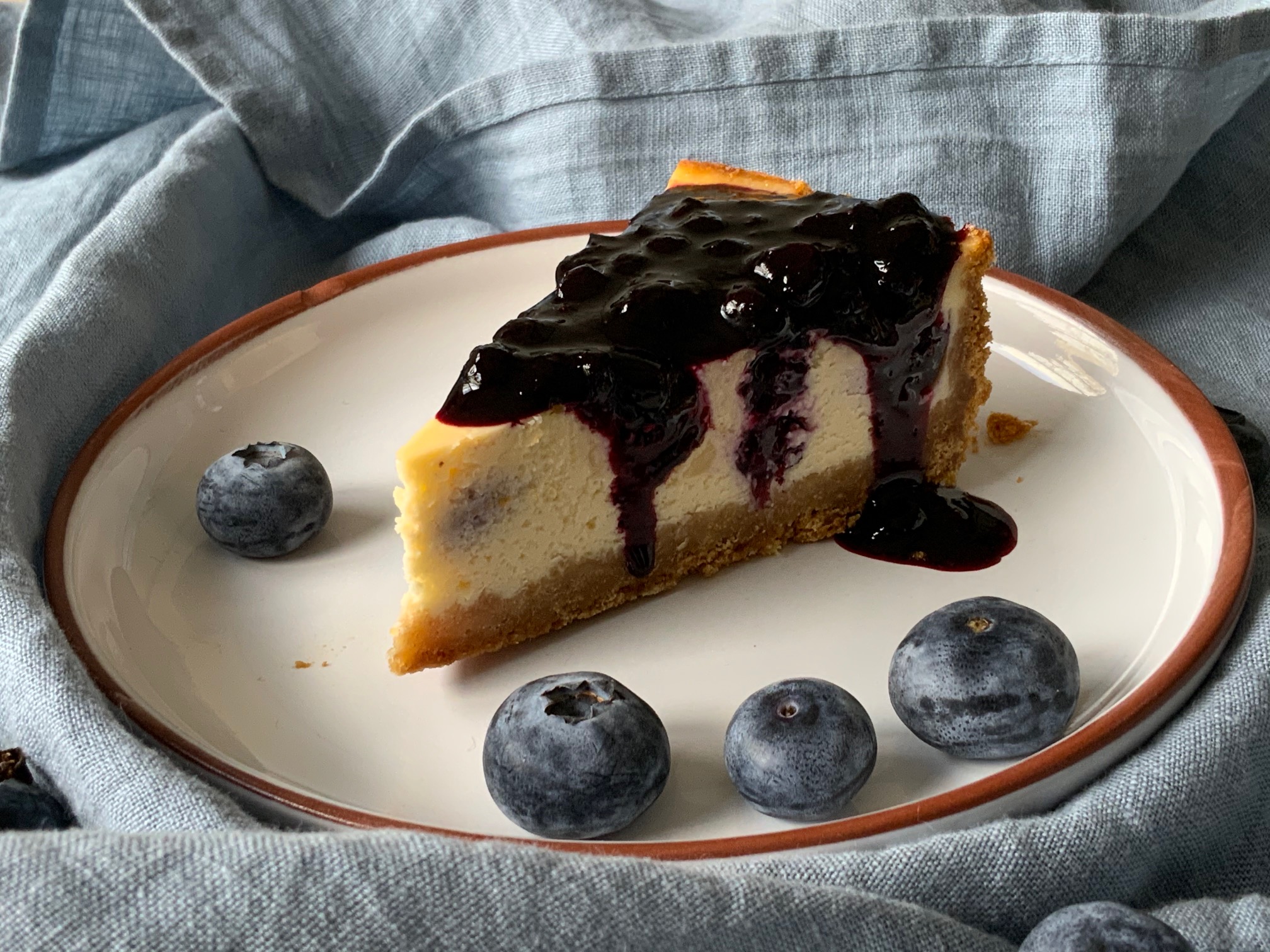 Blaubeer Cheesecake - Rezeptra - Food and More