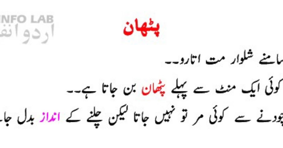 Amazing Urdu Jokes For All Ages Urduinfolabcom 