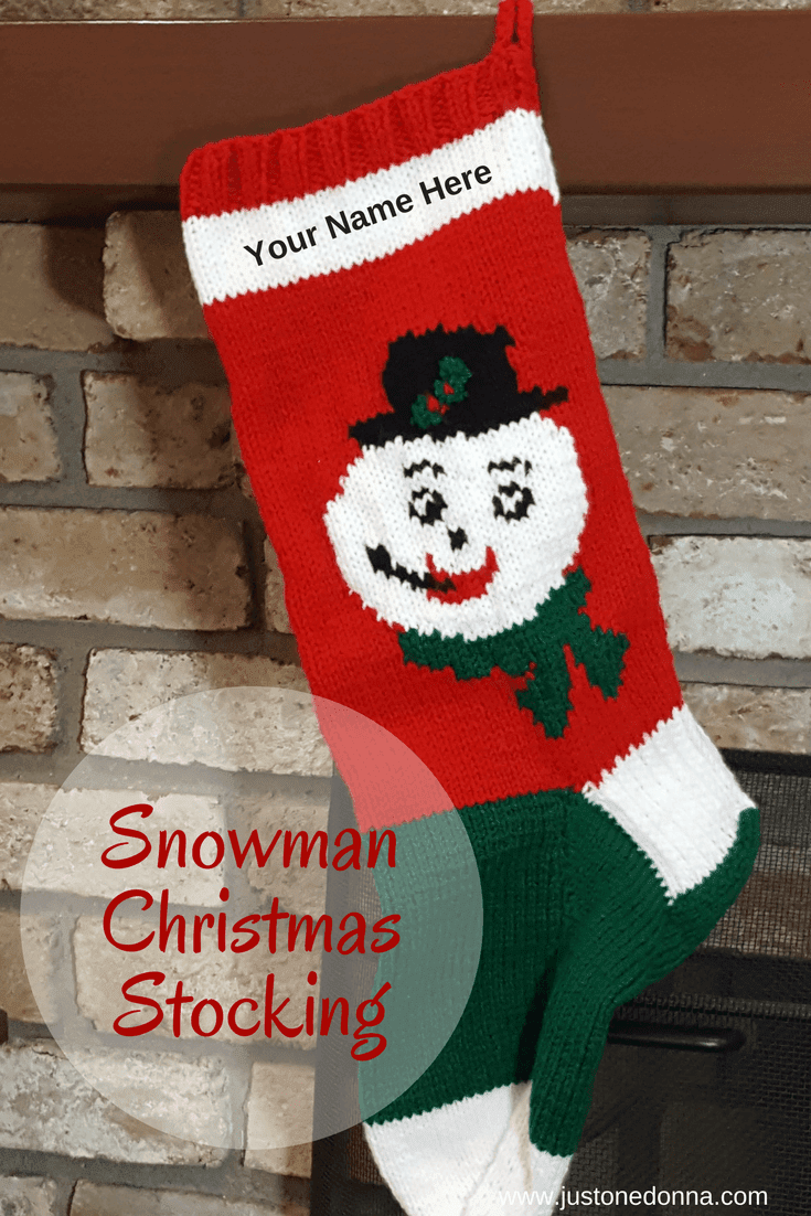 Hand Knit Christmas Stockings For Christmas In July Just