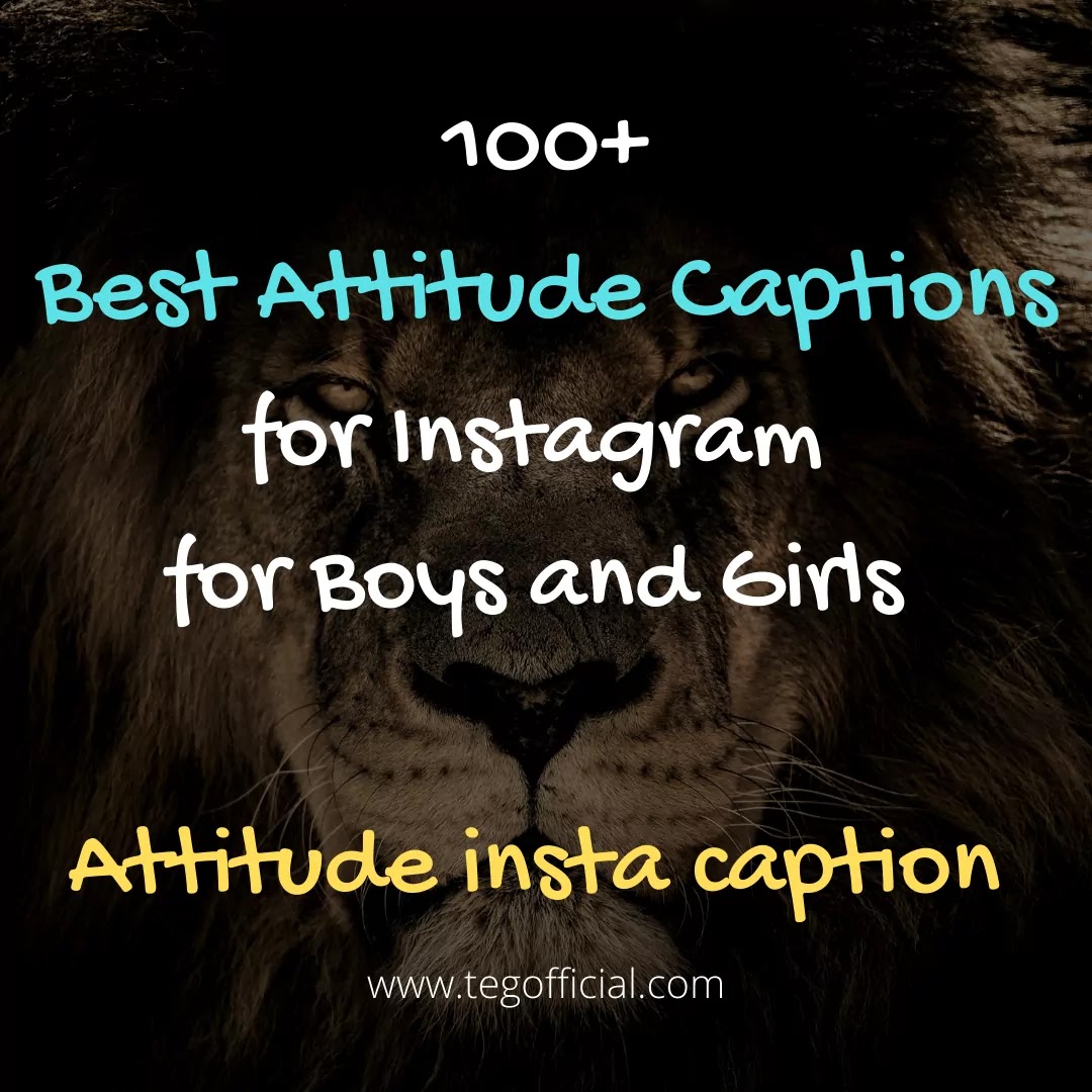 100+ Best Captions for Instagram for Boys and Girls | Attitude insta caption