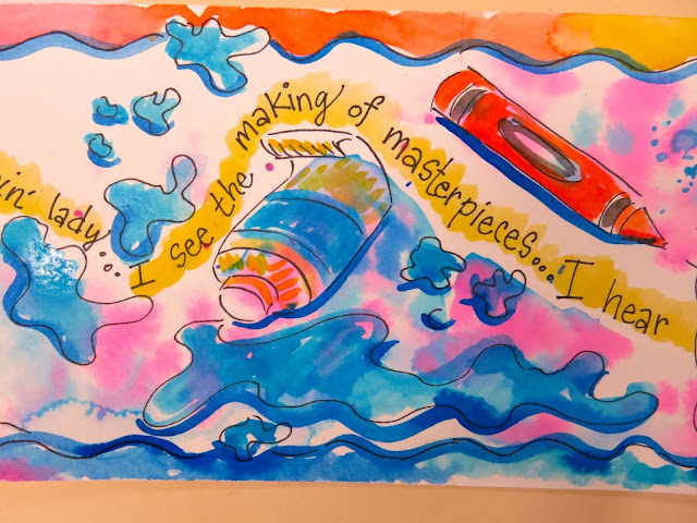 Cassie Stephens: 4th grade art projects