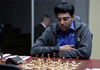 Echecs à Moscou : Le champion du monde en titre Vishy Anand - Photo © Chessbase 