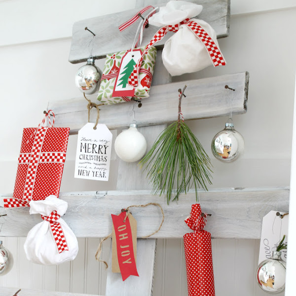 Salvaged Wood  Advent Tree