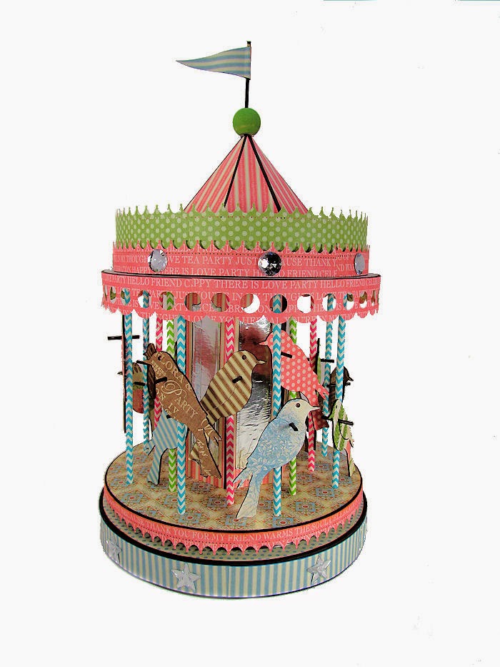 The Gentleman Crafter: Liya Kate's Birthday Bird Carousel...
