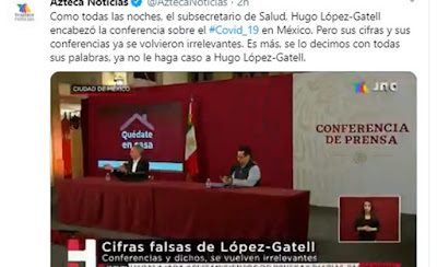 Javier Alatorre calificó de "irrelevantes” las conferencias de Hugo López-Gatell, llama a no hacerles caso