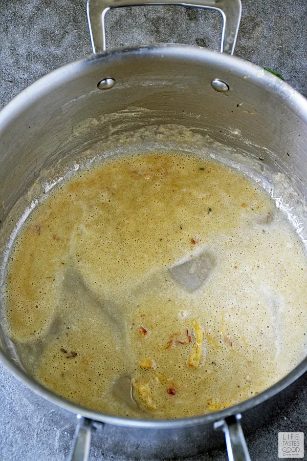 Make roux in same pot