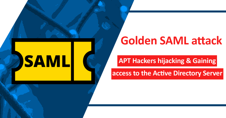 Golden SAML Attack – APT Hackers Hijacking & Gaining Access To The Active Directory Server