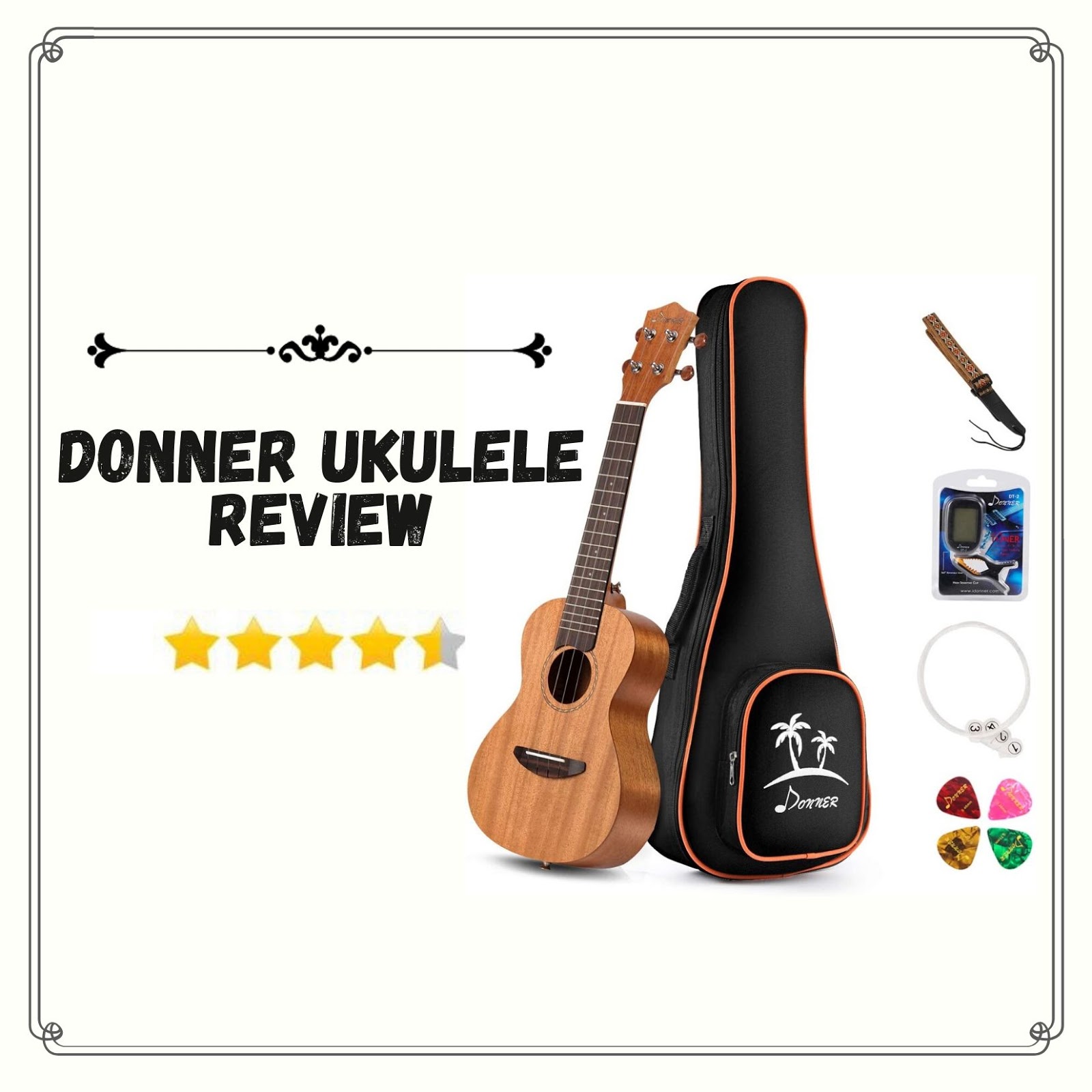 Donner Ukulele Review best concert ukulele for beginners