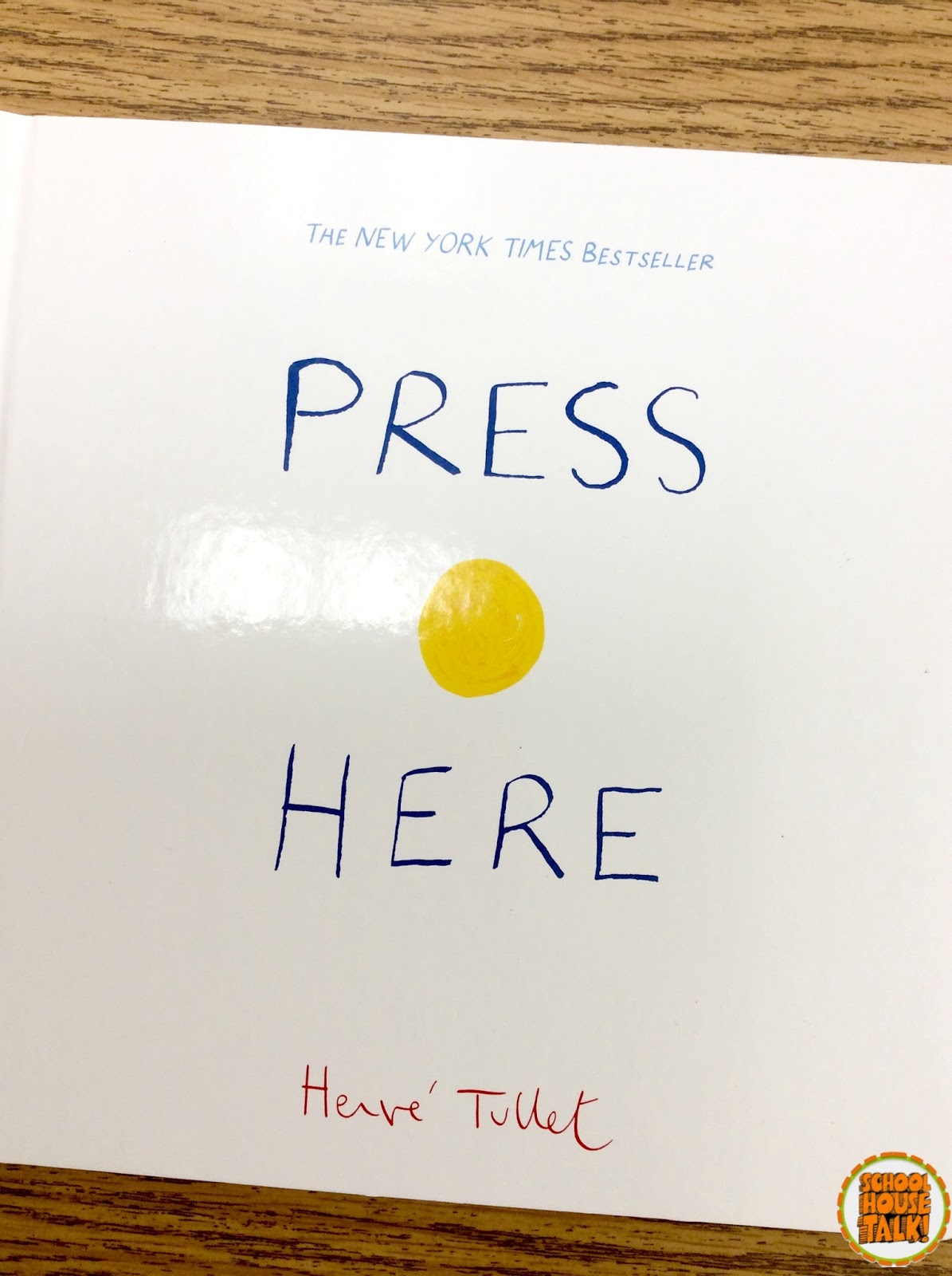 Schoolhouse Talk! "Press Here" an interactive book for therapy