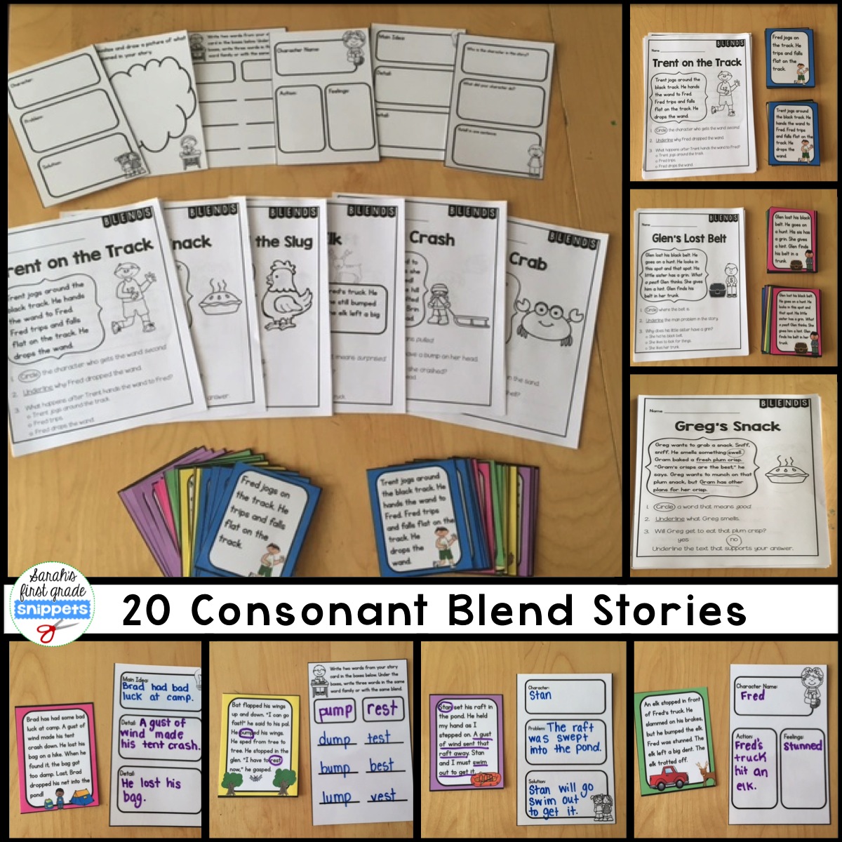 Sarah's First Grade Snippets: Consonant Blends