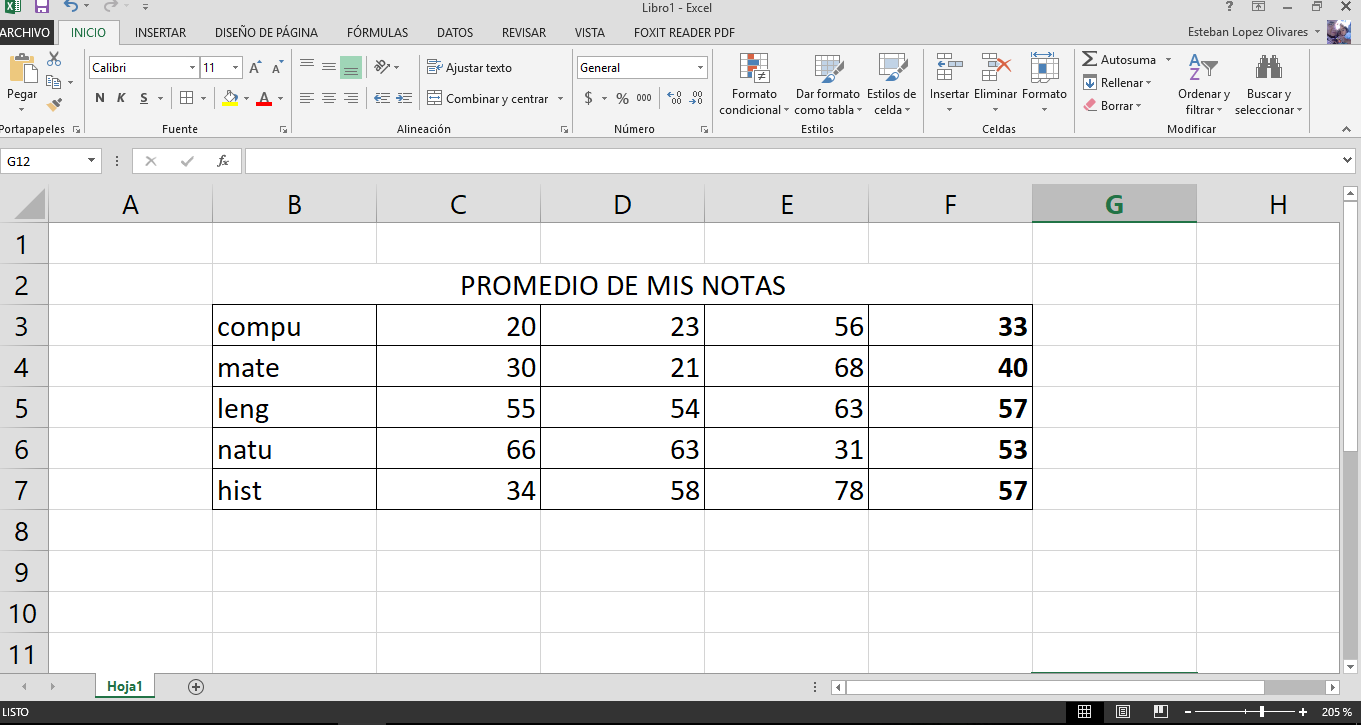 Mitones Absoluto Editorial Tabla Excel Para Calcular Notas Buffet