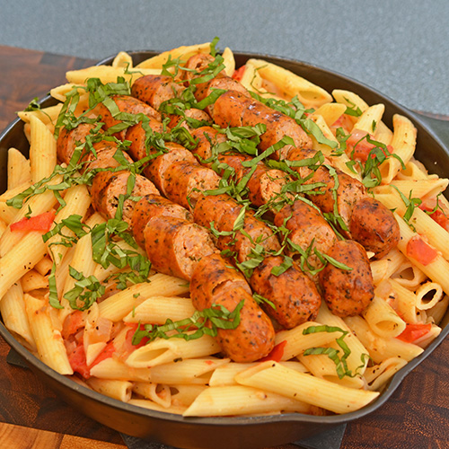 Grilled Chicken Sausage Pasta