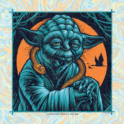 Star Wars “Luminous Beings Are We” Yoda Screen Print by Todd Slater x Bottleneck Gallery