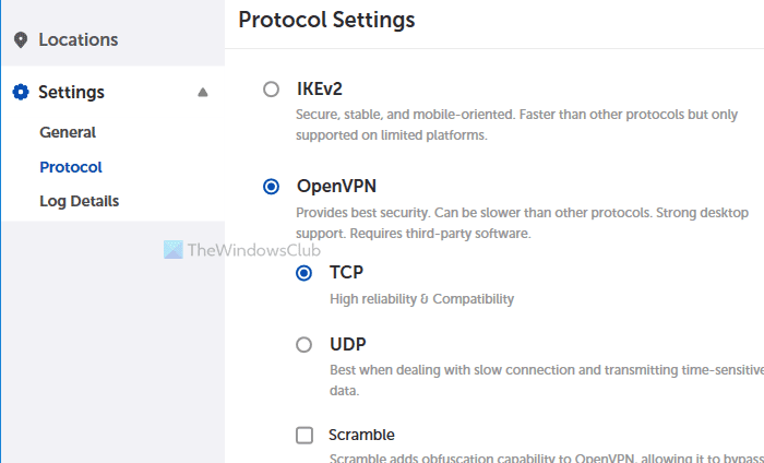 Arreglar el interruptor de interrupción de VPN y los servidores ofuscados que no funcionan