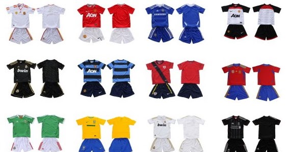 camisetas de futbol para niños baratas