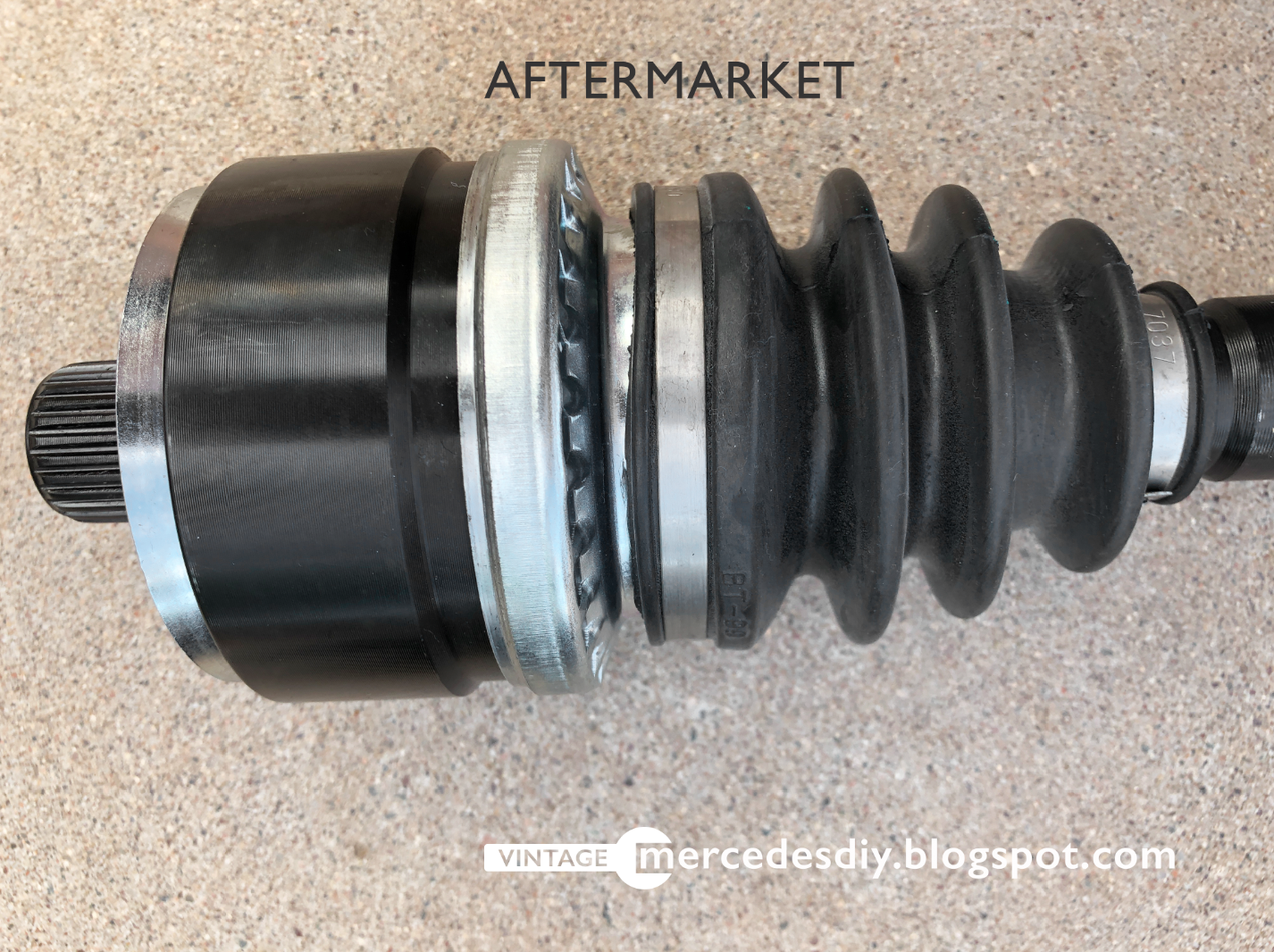 MercedesBenz W123 and R107 DIY W123 Mercedes CV Boots and Axles