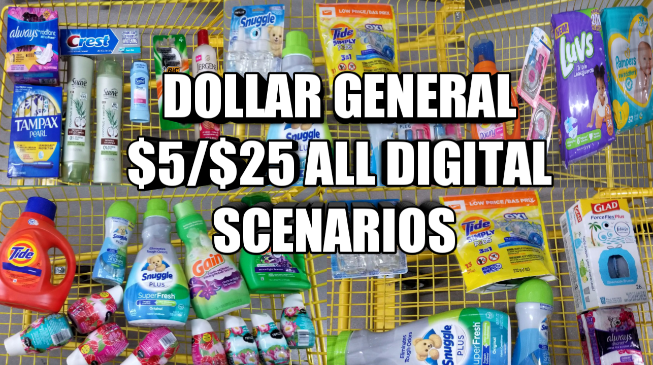 DOLLAR GENERAL 5/25 ALL DIGITAL SCENARIOS