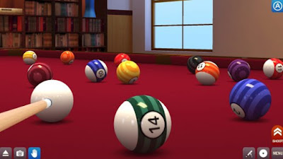 Tampilan Game Pool Break Pro 3D Billiards