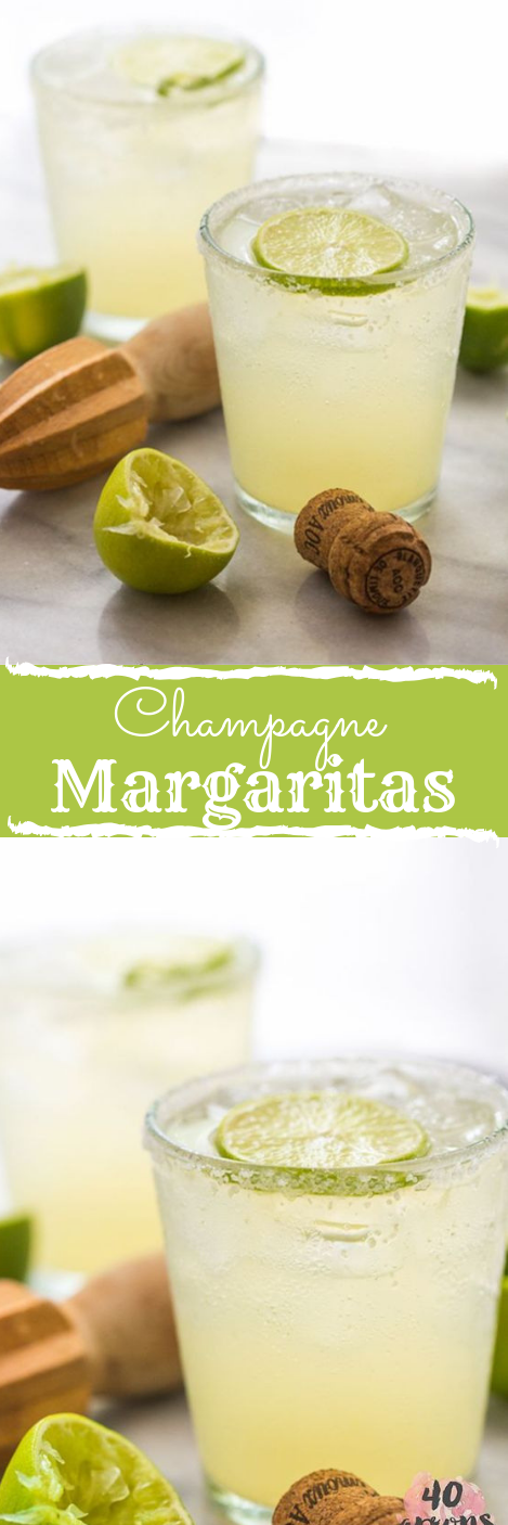Champagne Margarita Recipe #margaritas #lemonade #smoothie #party #drink