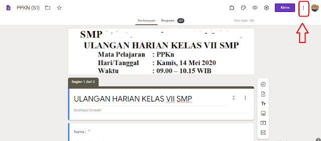 Contoh soal google form