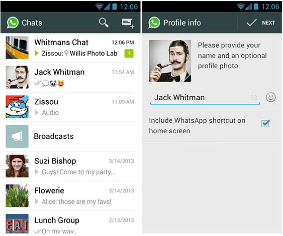 WhatsApp Messenger v2.12.476 Apk 