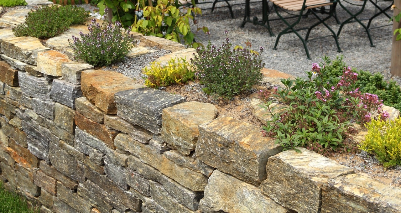 How To Build A Garden Wall Home Ideas