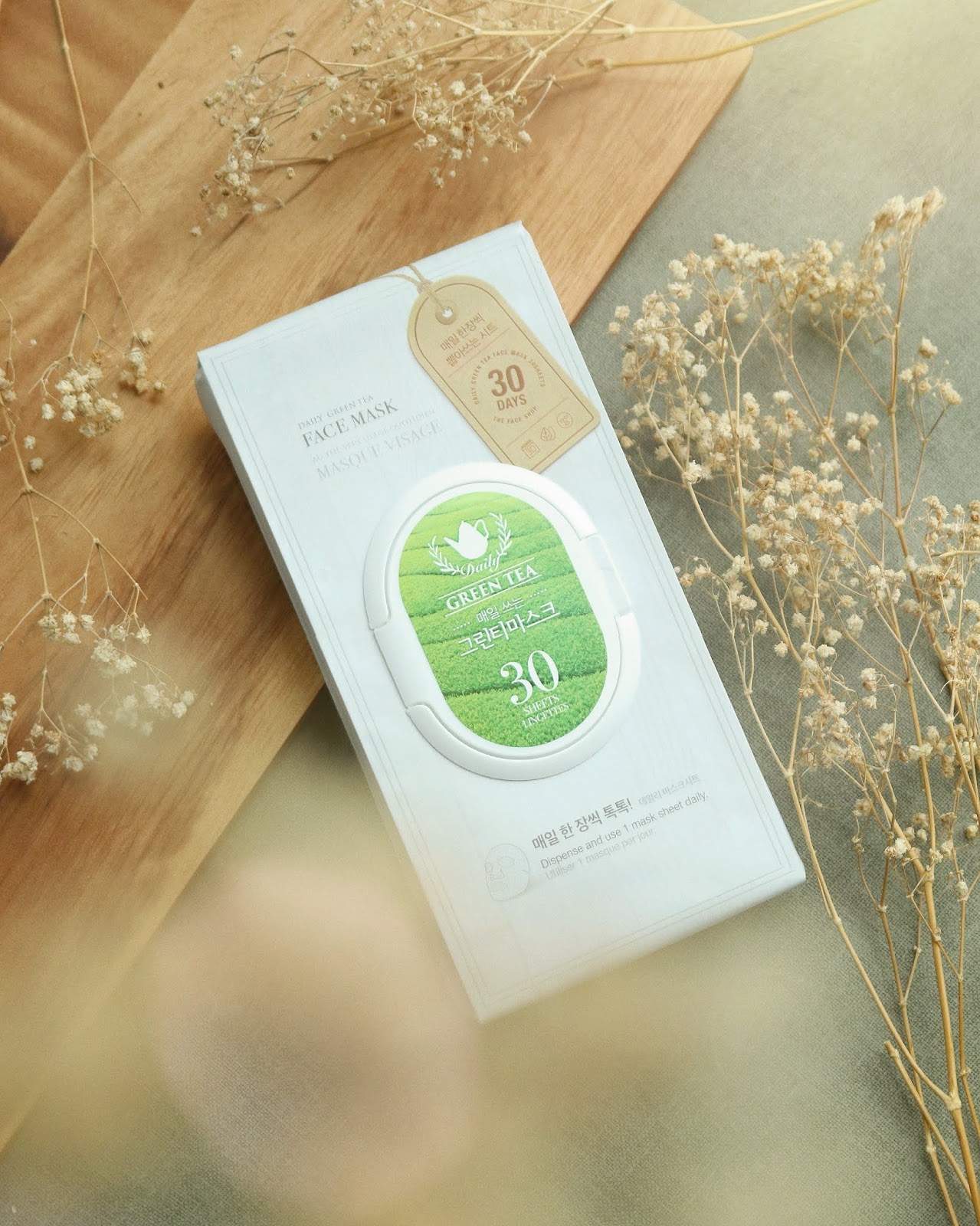 Download The Face Shop Daily Green Tea Face Mask Review Fishmeatdie Yellowimages Mockups