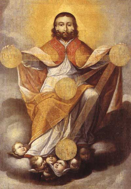 Смесоипостасная икона «Святая Троица»