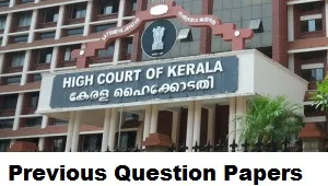Keral Judicial Service Exam Previous Question Papers
