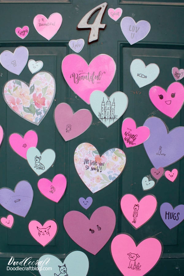 5ct Navy Peony Valentine Hearts Love Quotes Washi Tapes