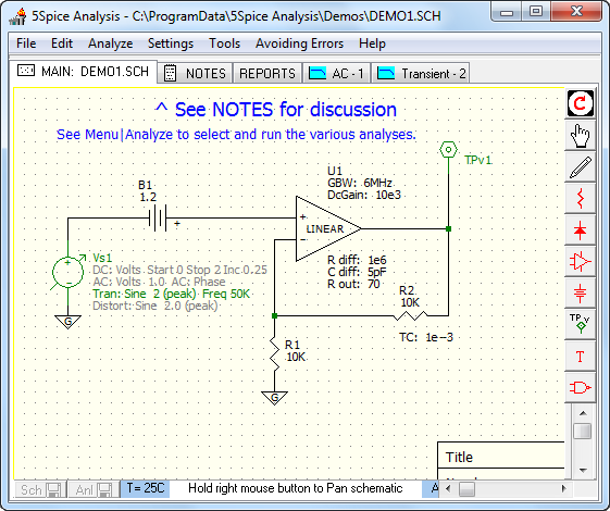5spice circuit analysis and simulation software download