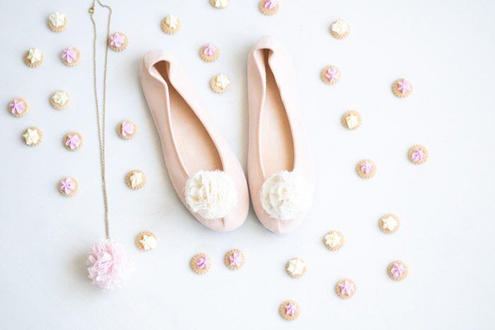 Bailarinas pompón diy