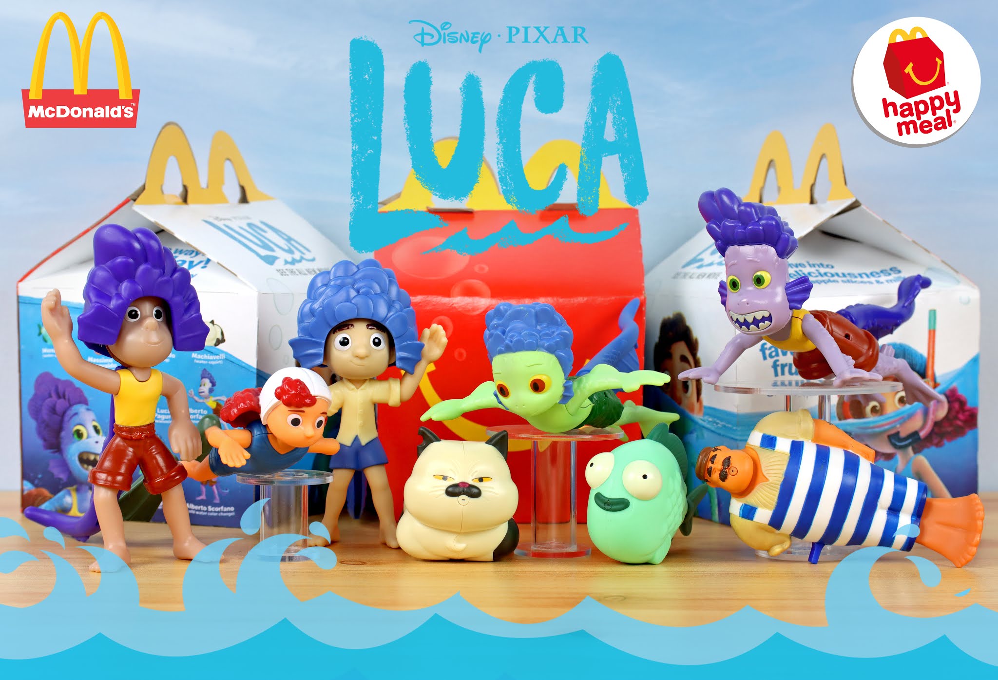 PHOTOS: 'Luca' Happy Meal Toys Are Now at McDonald's! 