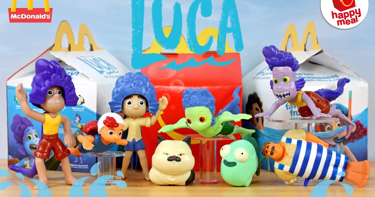2021 McDonald’s Disney Pixar Luca #8 Massimo Marcovaldo Happy Meal Toy 