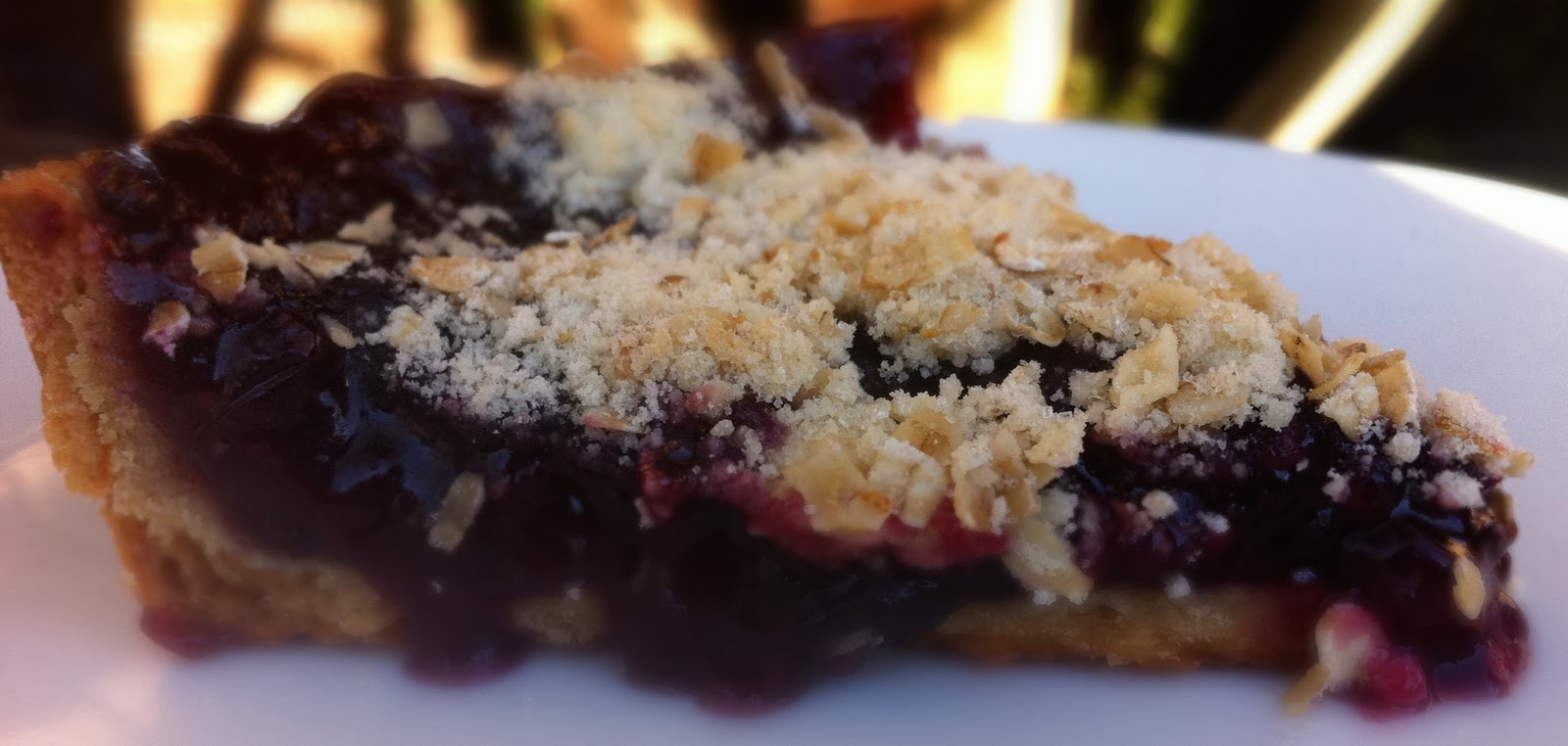 Mix it Cook it Blackberry and Blueberry Crumble Pie
