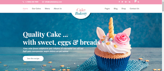 Source Code Template Website Bán Bánh Ngọt Đẹp Mắt 