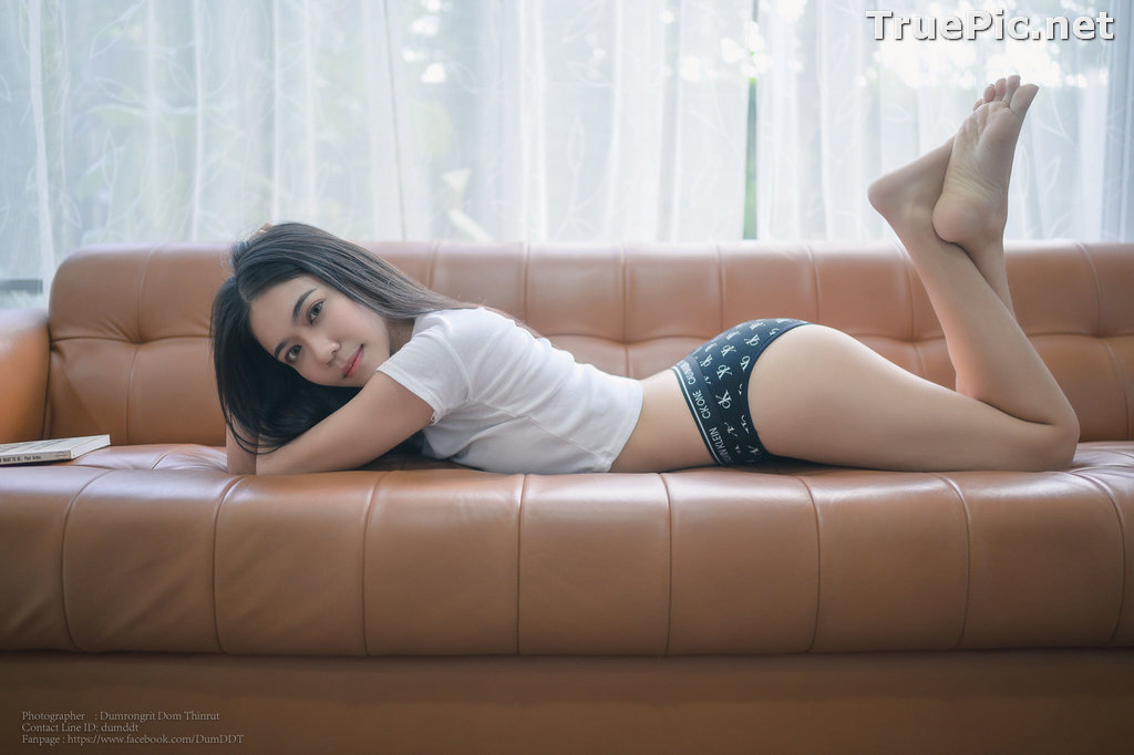 Image Thailand Model - Pattira Saisin - Reading @ Home - TruePic.net - Picture-4