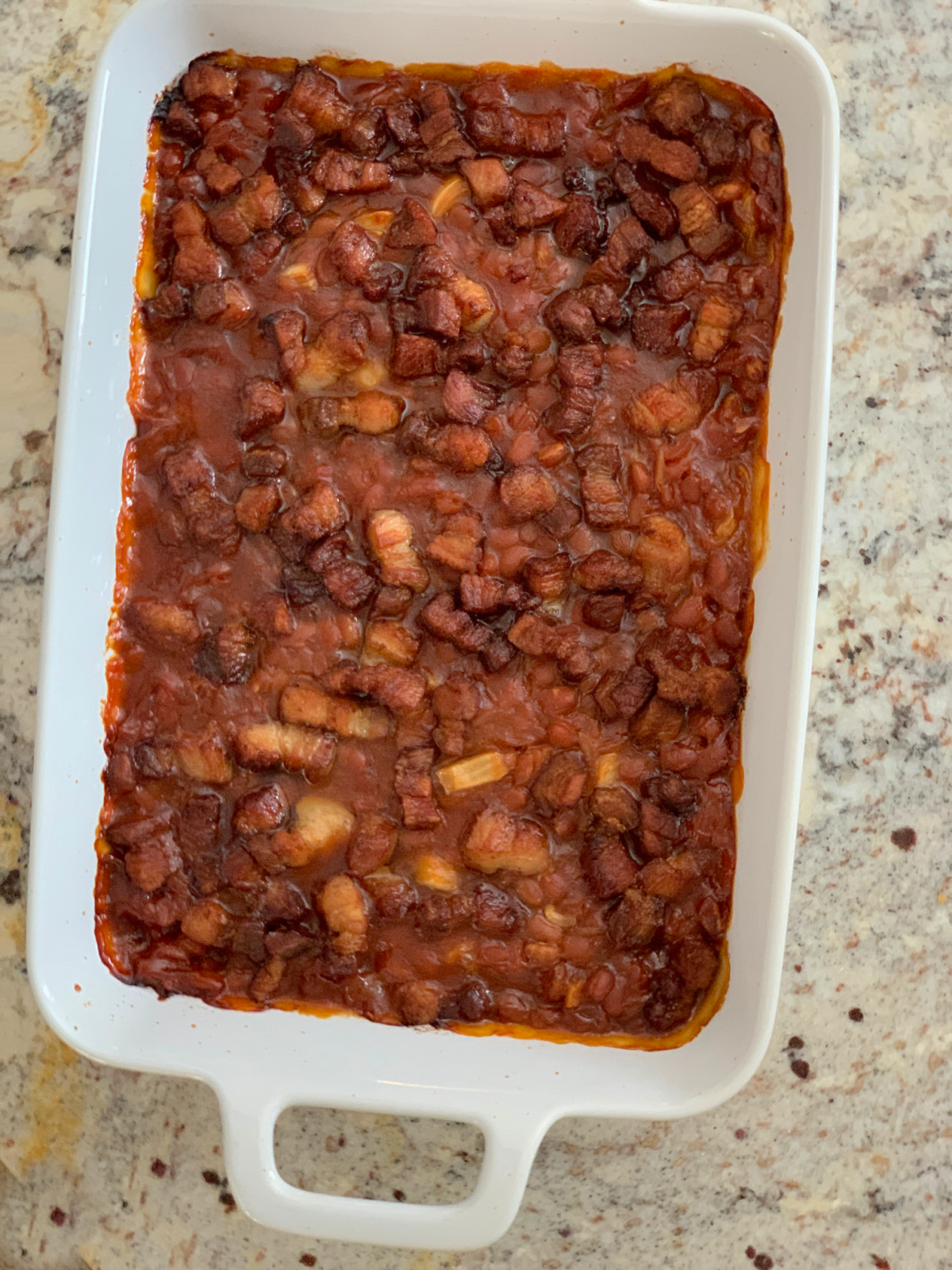 Pork Belly Baked Beans